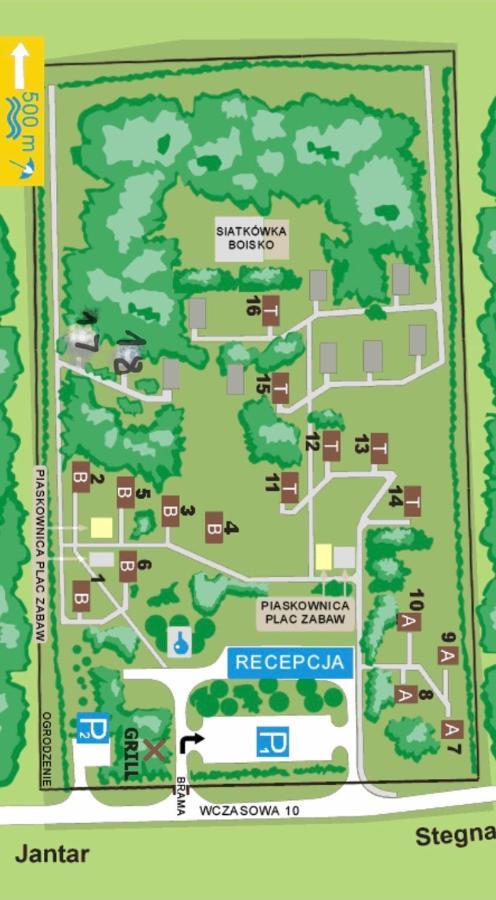 Lesnik Bungalow Stegna - Domki Letniskowe Nad Morzem Екстер'єр фото